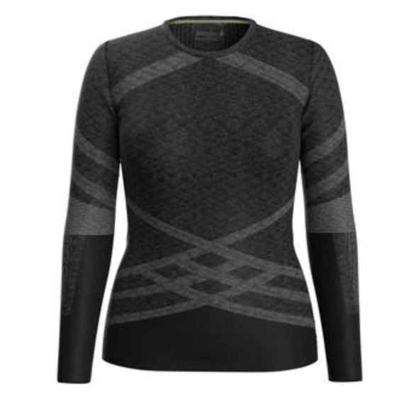 Smartwool Tops - SMARTWOOL Intraknit Merino 200 Series long sleeve wool crewneck black small NWT